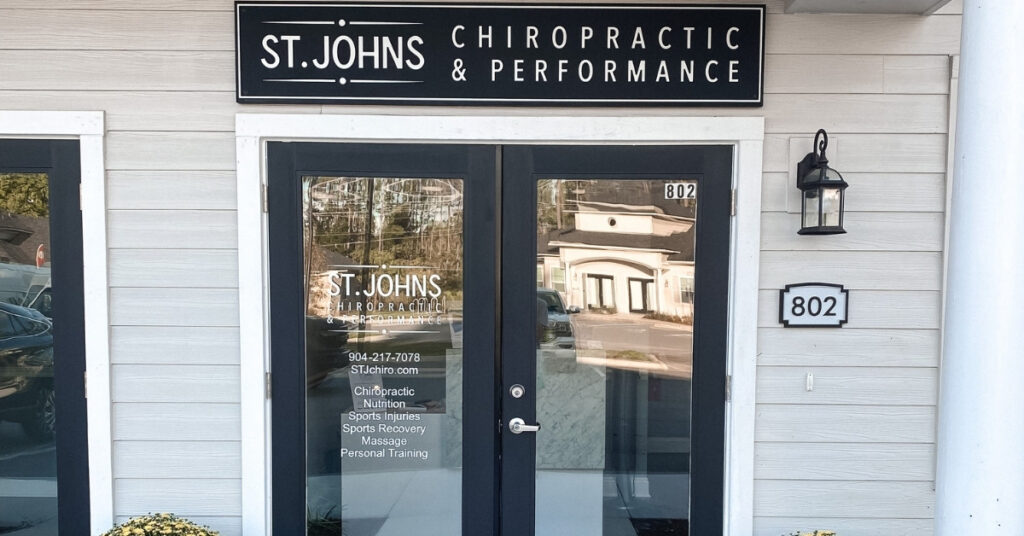 St. Johns Chiropractic & Performance Entrance Doors | Our Services