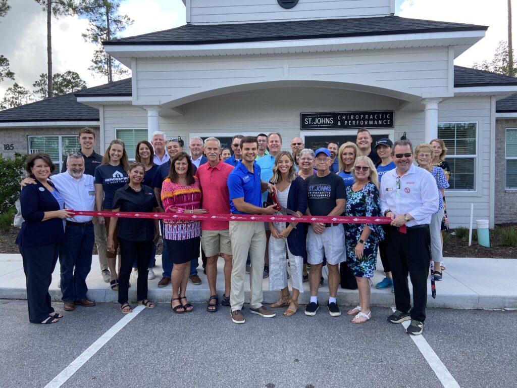 Ribbon Cutting at St. Johns Chiropractic & Performance
