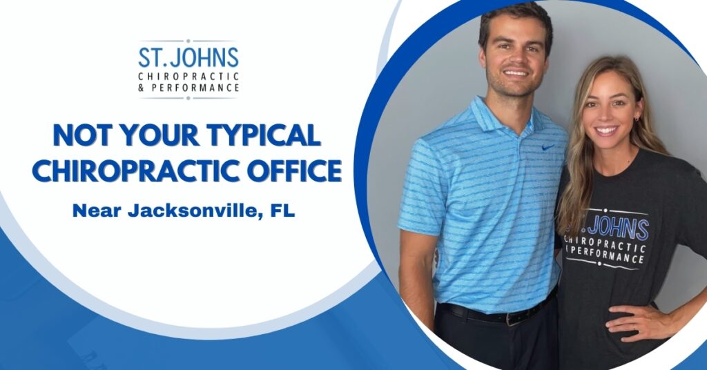St. Johns Chiropractic & Performance Team Posing For A Photo | Not Your Typical Chiropractic Office | Chiropractic & Performance Near Jacksonville, FL | St. Johns Chiropractic & Performance